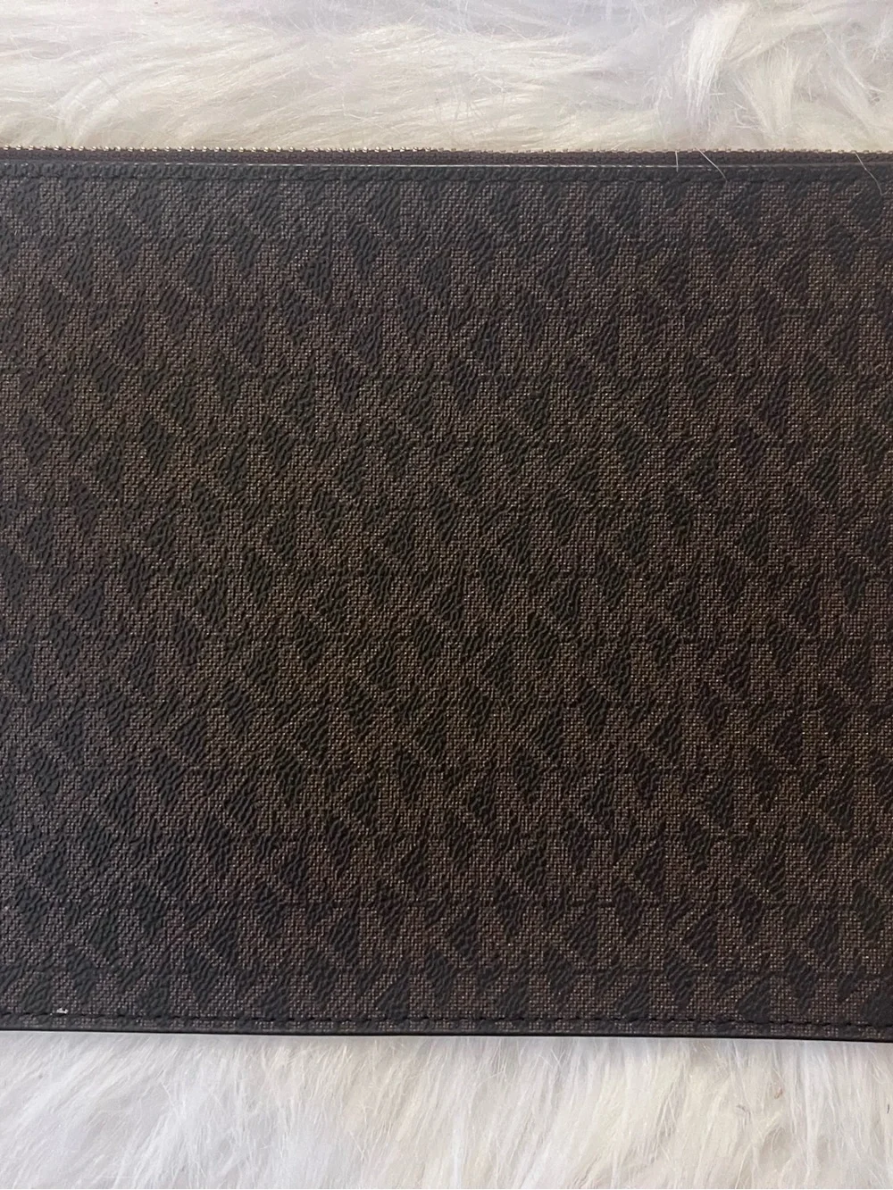 Michael Kors Brown Signature Mini bag/wristlet